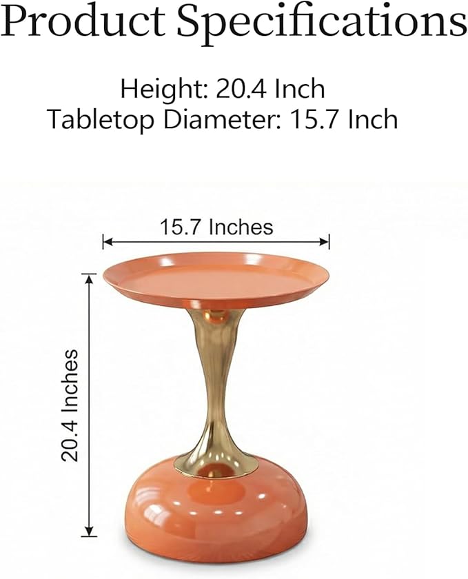 Stylish Hourglass Side Table - Image 2