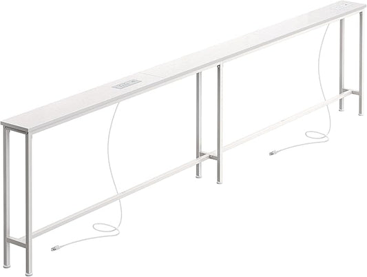 SUPERJARE 102.3 Inch Sofa Table by SUPERJARE