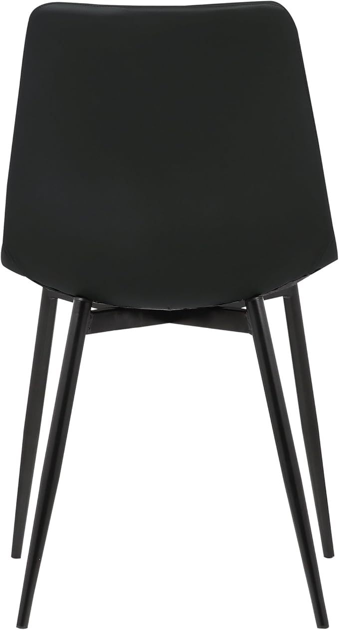 Armen Living Monte Mid Century Modern Dining Accent Chair - Image 9