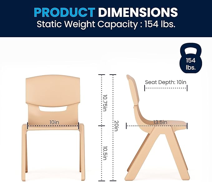 Flash Furniture Emmy Adjustable Classroom Activity Table - Image 8
