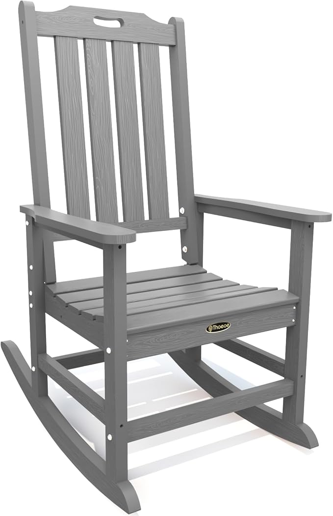 THOEOE Oversized Rocking Chair, Outdoor Rocking Chair by THOEOE