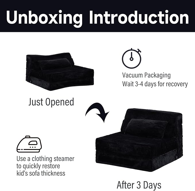Tiita Convertible Folding Kids Sofa Bed - Image 8