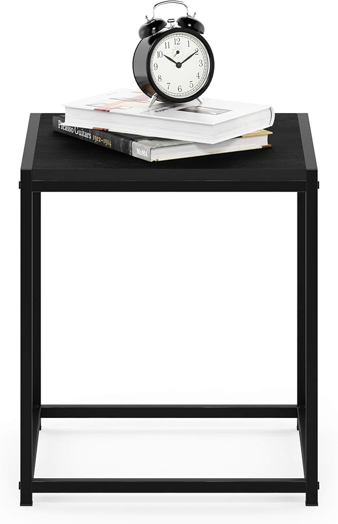 FURINNO Camnus Modern Living End Table, 1 Tier, Metal Frame - Image 4