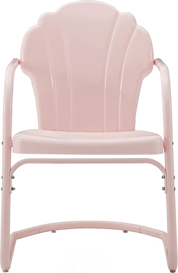 Crosley Furniture Tulip 2-Piece Outdoor Chair Set, Retro Metal Patio Chairs - Image 4