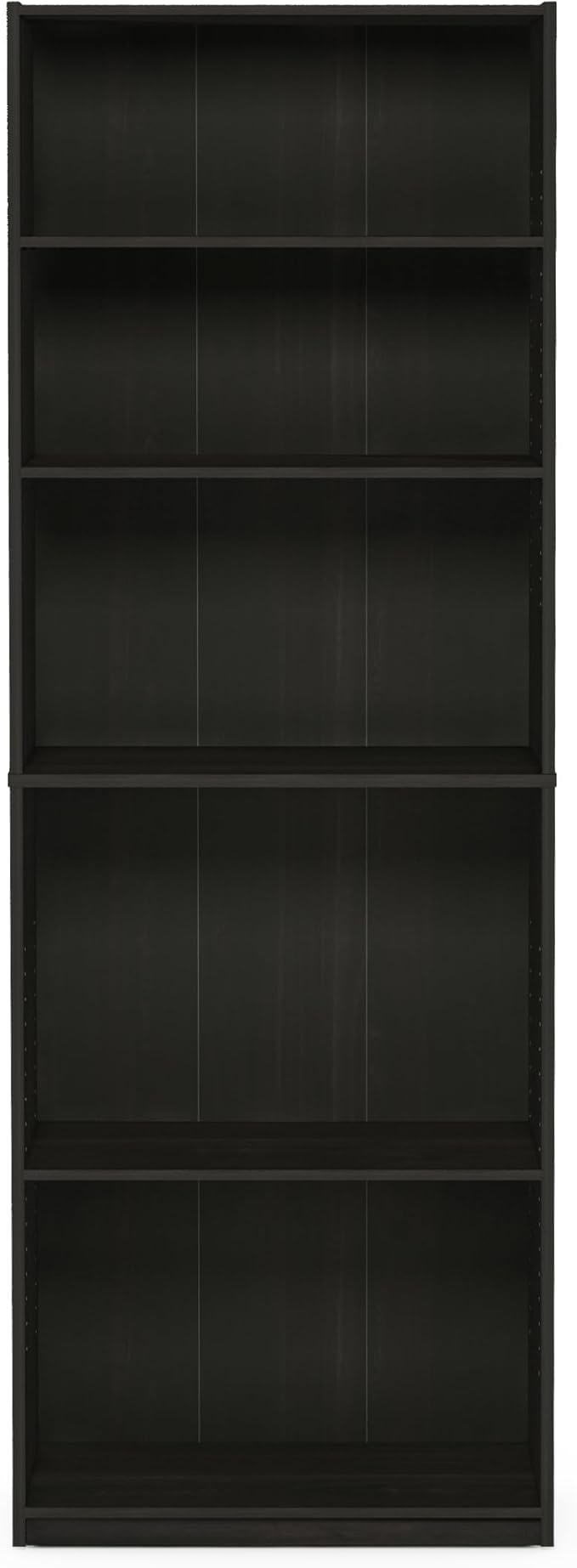 Furinno Jaya Book Shelf, 5-Tier Bookshelf, Tall Standing Bookcase - Image 8