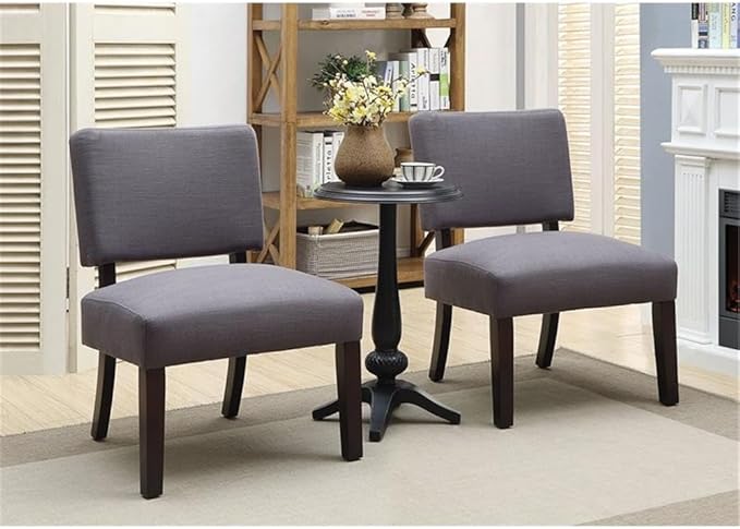 BOWERY HILL 3-Piece Wood Accent Table and Chair Set, Transitional Style - Image 2