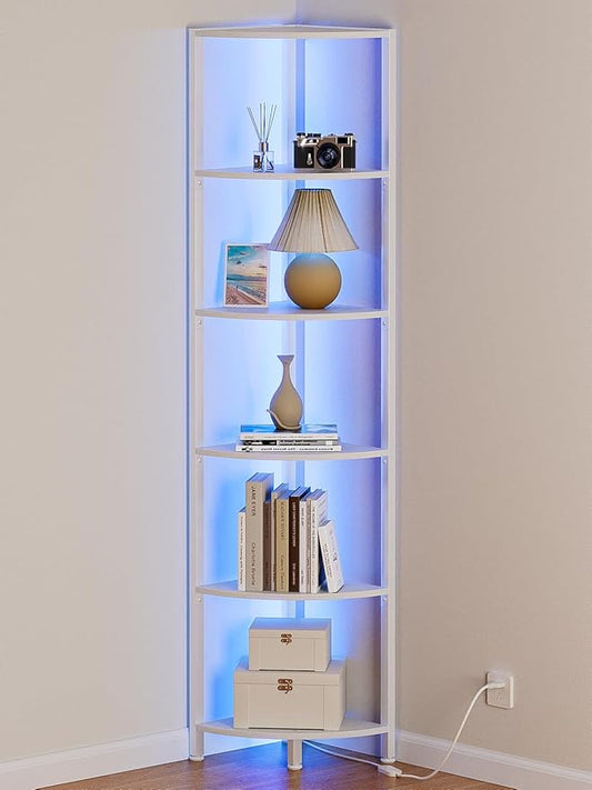Furnulem 6 Tier Corner Shelf by Furnulem