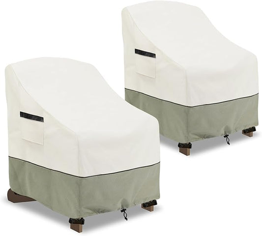 Patio Adirondack Chair Cover 2 Pack, Waterproof Heavy Duty Outdoor Chair Covers by LSongSKY
