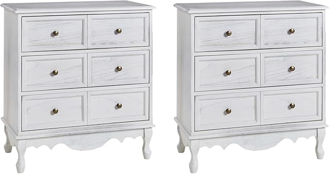 HULALA HOME 3-Drawer Nightstand - Image 7
