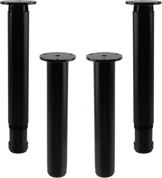 4 PCS Metal Adjustable Furniture Sofa Legs, Heavy Duty Bed Frame Center Support by UTALIND