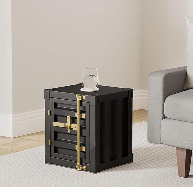 ZHAOYONGLI-End Tables Industrial Nightstand Table, New - Image 2
