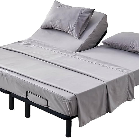 Kingnex 32-34 Split Top King Sheets Sets by Kingnex