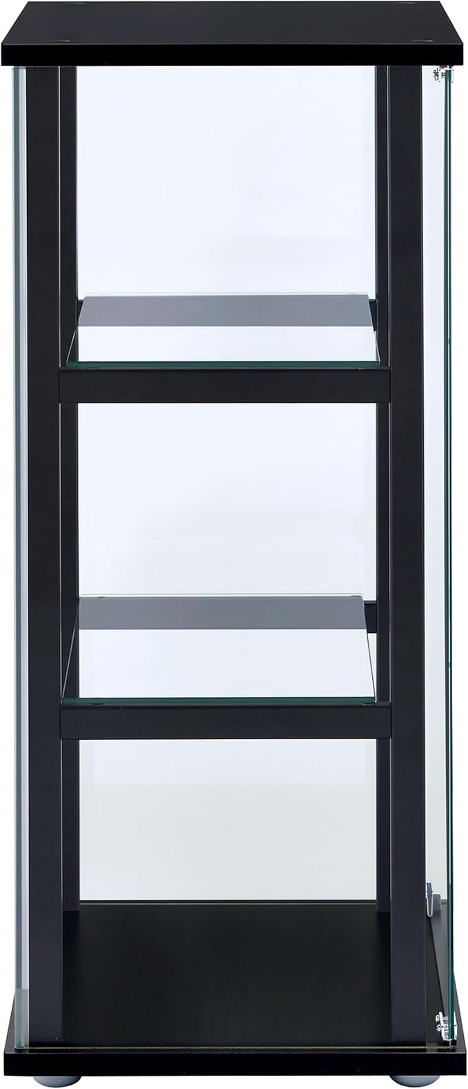 Coaster Home Furnishings Cyclamen 34-inch 3-Tier Clear Tempered Glass Curio - Image 8