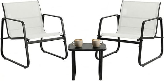 DUMOS 3 Piece Patio Furniture Set，Outdoor Patio Furniture Set by DumosLifestyle