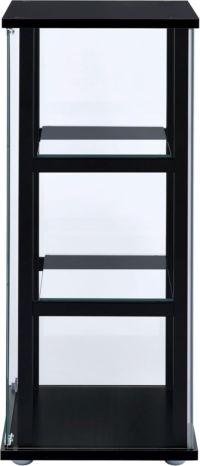 Coaster Home Furnishings Cyclamen 34-inch 3-Tier Clear Tempered Glass Curio - Image 6
