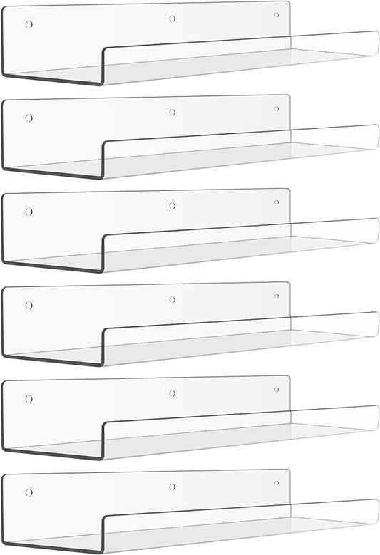 upsimples 6 Pack Acrylic Shelves by upsimples