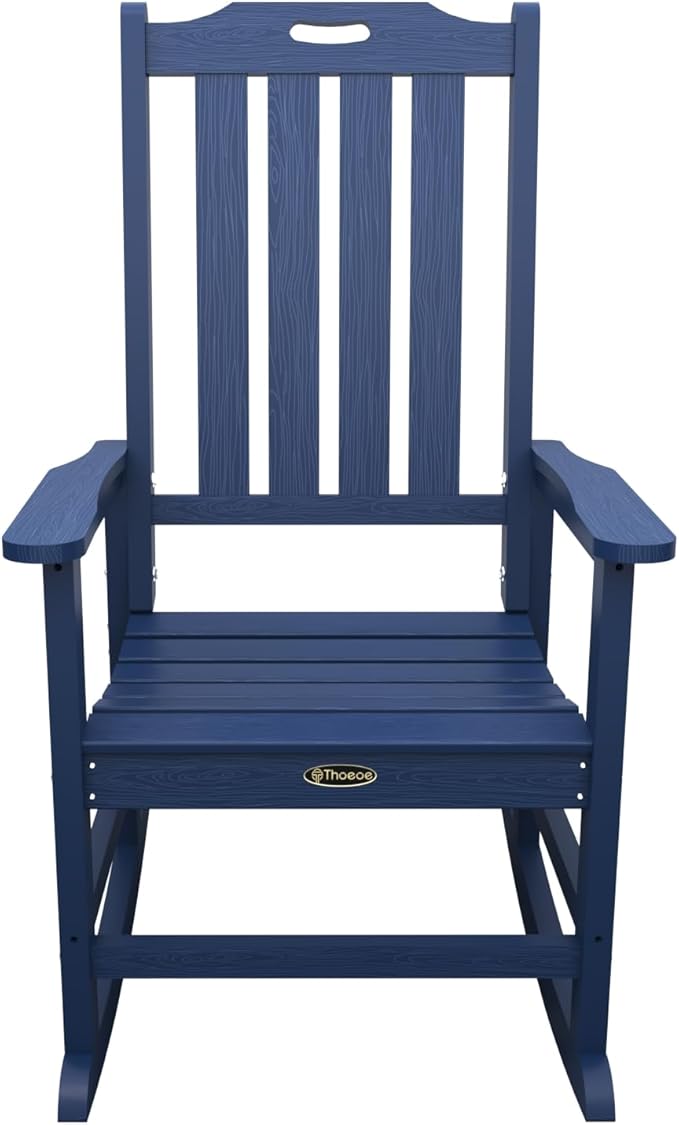 THOEOE Oversized Rocking Chair, Outdoor Rocking Chair - Image 8