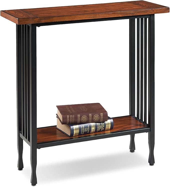 Ironcraft Solid Wood and Metal Console Table by LeickFurniture