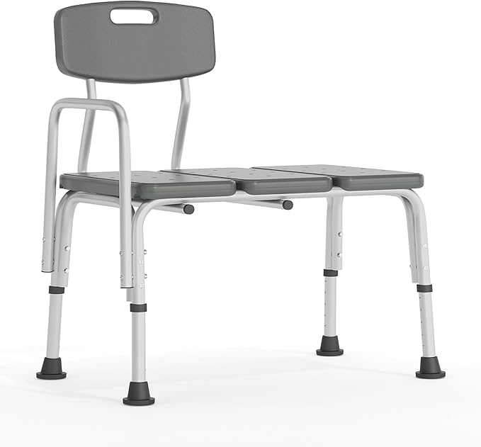 Flash Furniture HERCULES Series 300 Lb. Capacity Adjustable Gray Bath & Shower by FlashFurniture