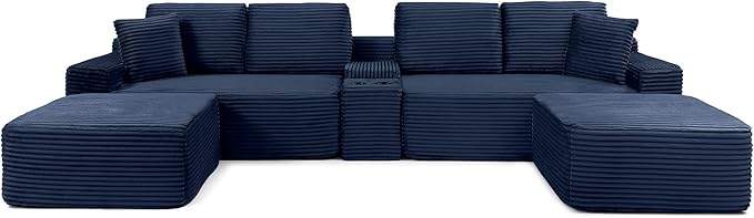 125" Oversized Sectional Couches - Image 8