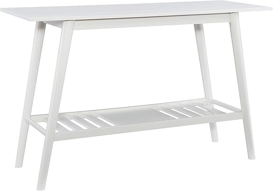 Linon Melissa White Mid Century Console Table by Linon
