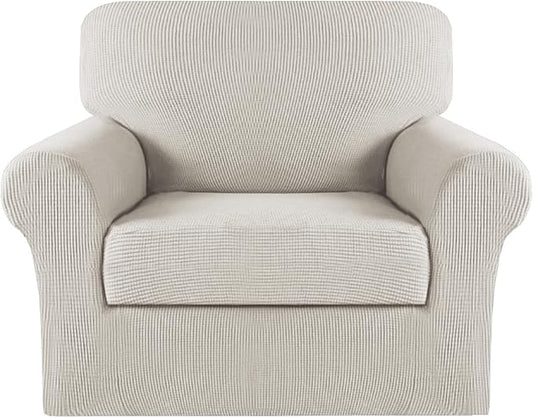 Turquoize 2 Piece Chair Covers Armchair Slipcovers by Turquoize