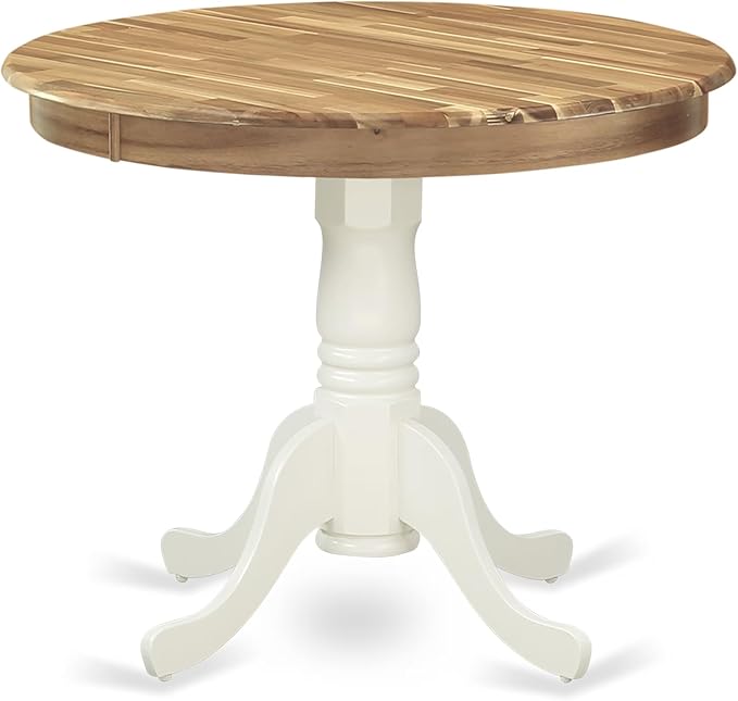 East West Furniture AMT-NLW-TP Antique Dining Table - Image 4