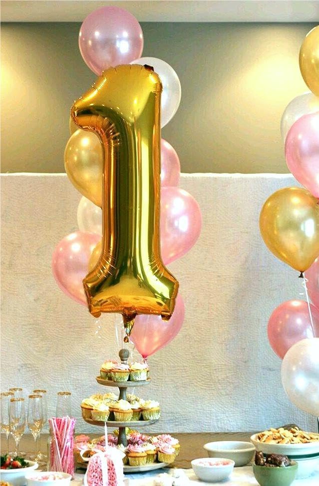 Gold Number 11 Balloon 40 inch, Number 11 Birthday Balloons for Boy Girl, Gold Foil One Balloon for 11 11st Birthday Party, Anniversary Celebration Numbers Decorations
