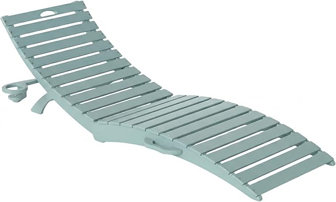 Folding HDPE Outdoor Chaise Lounge by YourPerfectOutdoorEscape