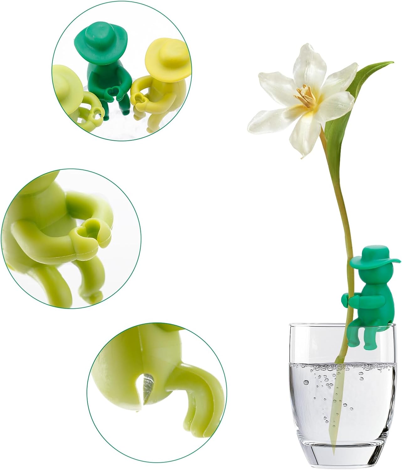 3 Pcs Plant Propagation Buddy, Propagated Plant Holders for Sprouts, Stems & Shoots and cuttings, Sturdy Support for Indoor Plants & Propagation Station Use, Ideal Gifts for Plants Lovers