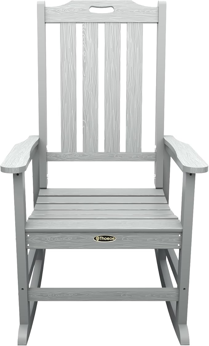 THOEOE Oversized Rocking Chair Set of 4, Outdoor Rocking Chair - Image 8