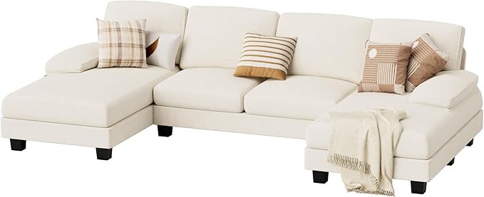 JUMMICO Sectional Couches for Living Room, U Shaped Couch - Image 7