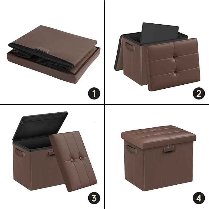 DocSafe Storage Ottoman Foot Rest Stool - Image 8