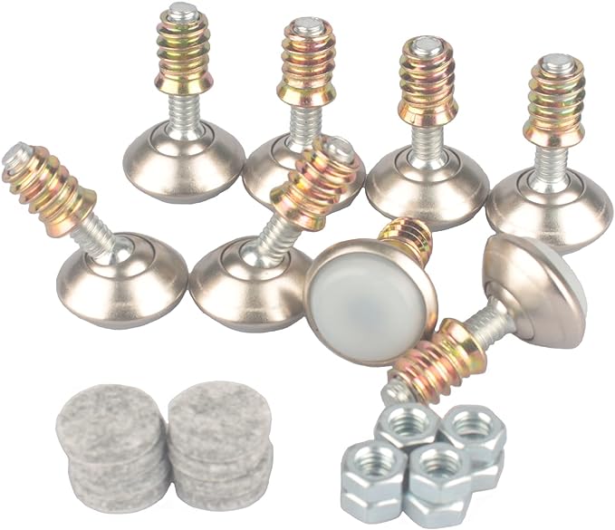 HUAYY Furniture Levelers Swivel Feet, Angle Height Adjustable, Heavy Duty by HUAYY