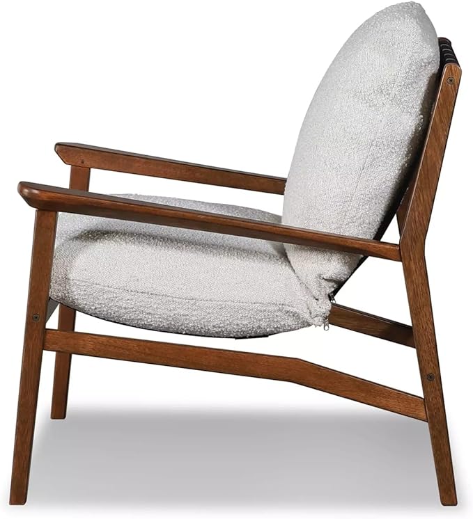 Grain Wood Furniture Solid Wood Mid Century Lounge Chair - Image 7
