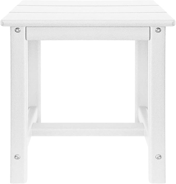 GARDENSTAR Adirondack Square Side Table, one-Tier Outdoor end Table, Patio Side - Image 8