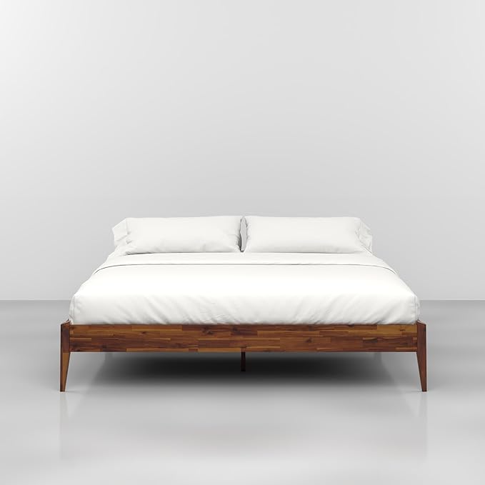 Bme Dinkee King Size Bed Frame, 15 Inch High Platform, Modern Minimalist Style - Image 3