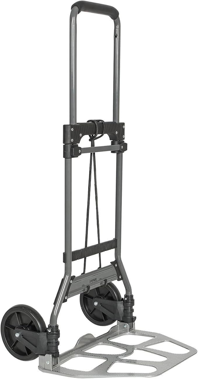 Leeyoung Folding Hand Truck and Dolly, 264 Lb Capacity Heavy-Duty Luggage - Image 8