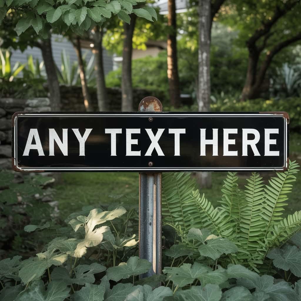 Custom Metal Sign 8x24 Inches - Personalized Street Home Bar Wall Decor, Fade-Resistant Aluminum, Weatherproof Outdoor Indoor Use