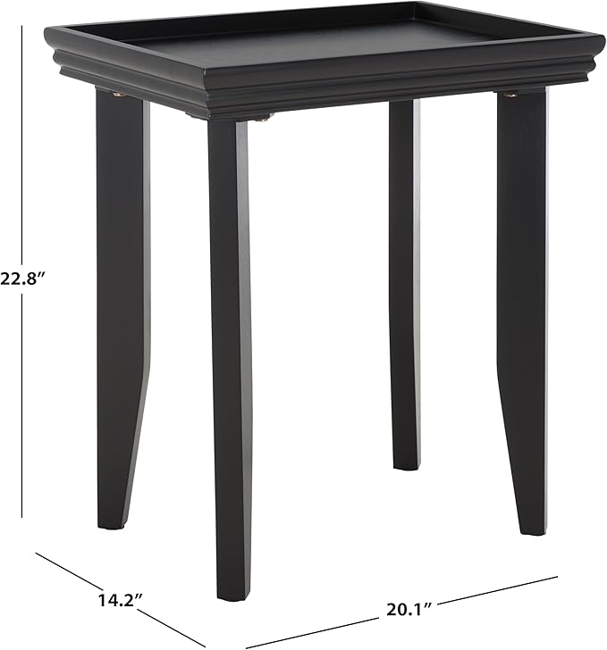 SAFAVIEH Home Collection Naios Black Accent Table - Image 3