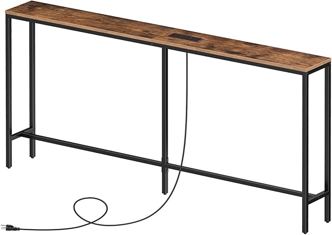 MAHANCRIS 63'' Skinny Console Table by MAHANCRIS