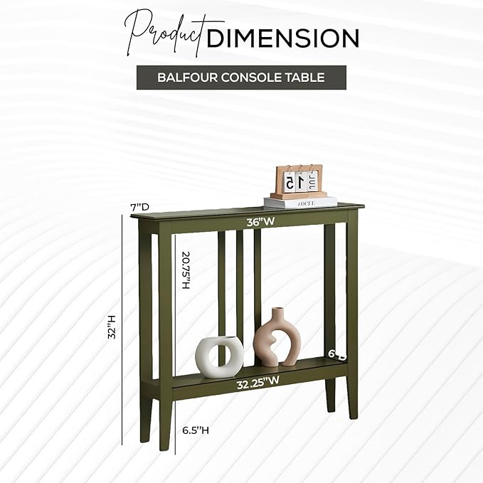 Kings Brand Furniture Narrow Console Table - Image 2