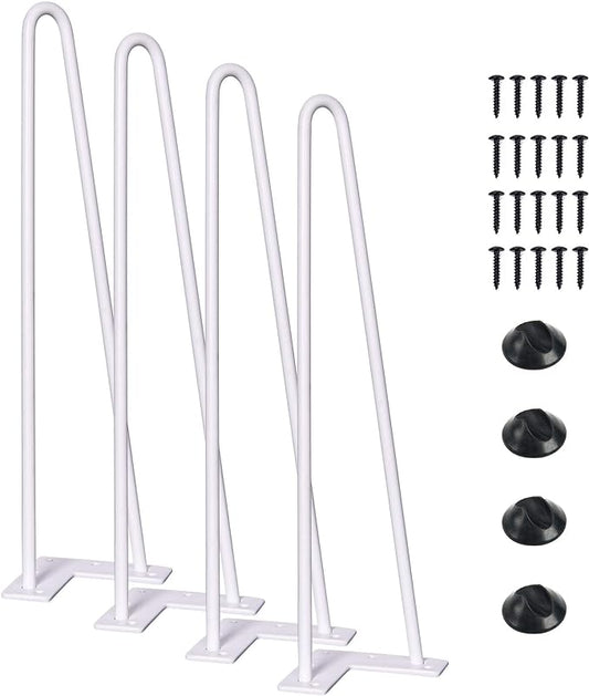 SMARTSTANDARD 16 Inch Heavy Duty Hairpin Furniture Legs, Metal Home DIY Projects by SMARTSTANDARD