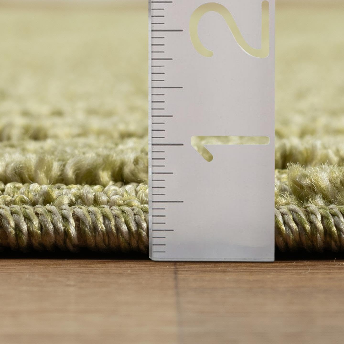 LUXE WEAVERS Modern Geometric Wave Green 9x12 Area Rug, Contemporary Stain Resistant Carpet