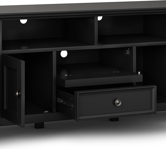 SIMPLIHOME Amherst TV Stand and Bookcase Bundle - Image 9