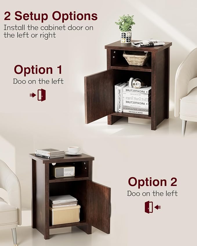 YESHOMY Farmhouse Modern Nightstand - Image 7