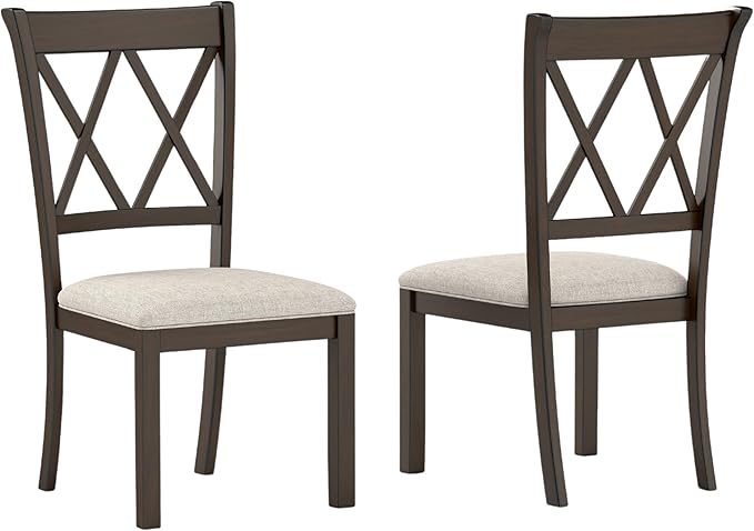 Roundhill Furniture Windvale Fabric Upholstered Dining Chair - Image 7