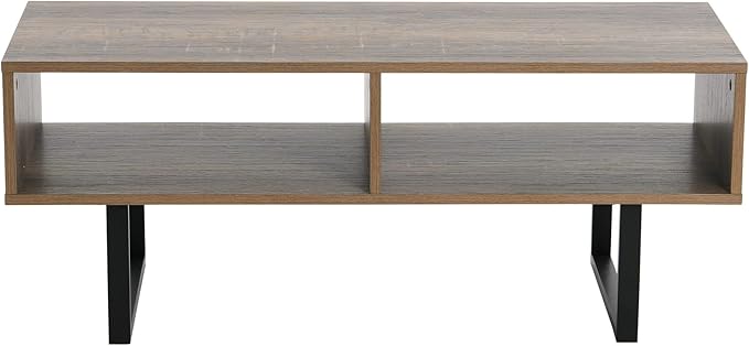 Household Essentials Jamestown TV Stand Coffee Table - Image 4