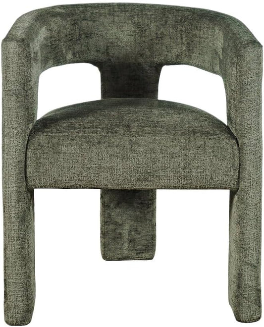 Jofran Gwen Jacquard Upholstered Accent Chair, Modern Luxury Plush Sculptural by Jofran+Inc.