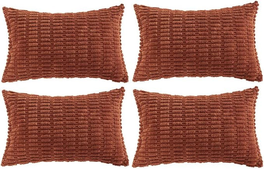 Fancy Homi 4 Packs Decorative Throw Pillow Covers by Fancy+Homi